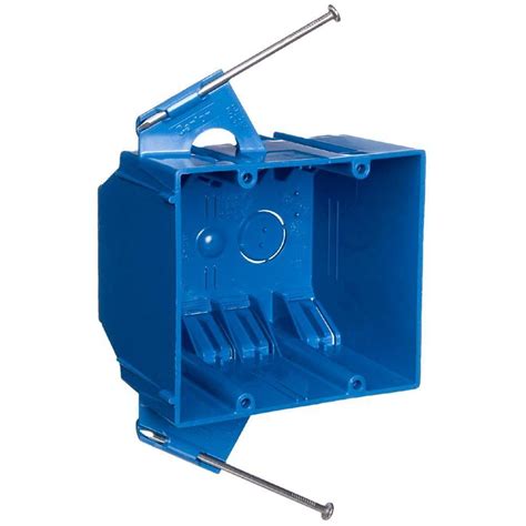 2-gang adjustable electrical box|shallow 2 gang outlet box.